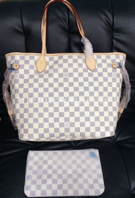 louis vuitton mm neverfull azur mirror replica|louis vuitton knockoff dupe.